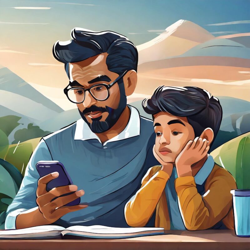 screen addiction in parents